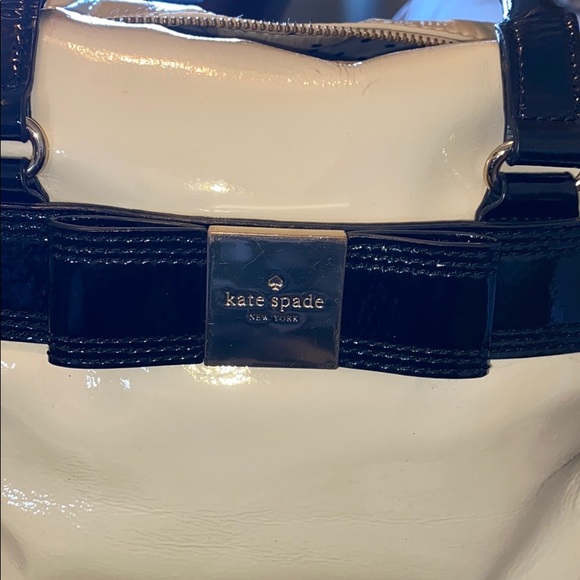 Kate Spade Cream & Black Handbag Purse ๐๐๐ - Picture 2 of 9